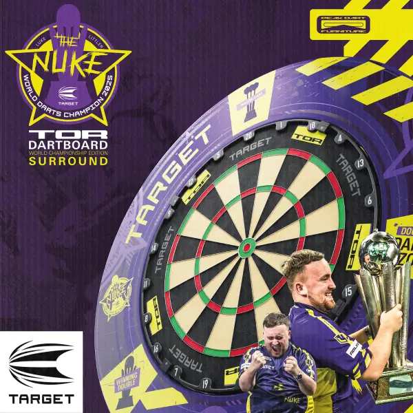 Target - Luke Littler WC 2025 Dartboard Surround - Bundle