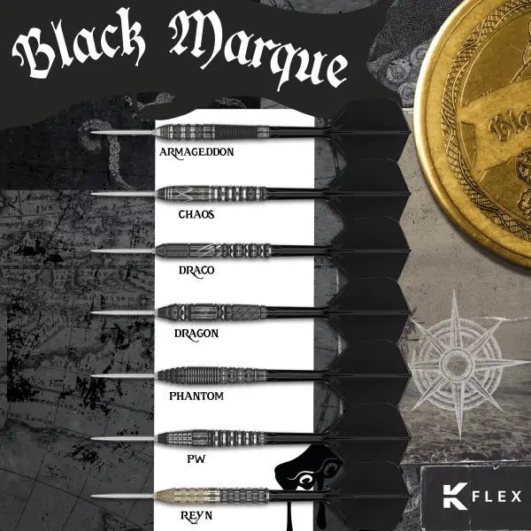 Target Japan - Swiss Point - Black Marque Armageddon G2 - Steeldart