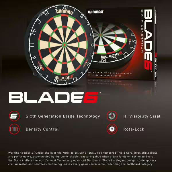 Winmau - Blade 6 Dartboard