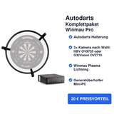 Autodarts Komplettpaket Winmau Pro - Autodarts Halterung + Kamera + PC + Winmau Plasma
