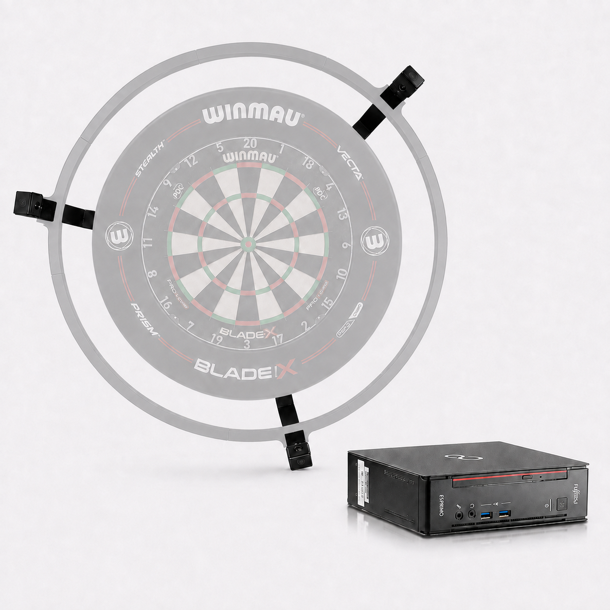 Autodarts Komplettpaket Winmau/Target - Autodarts Halterung + Kamera + PC
