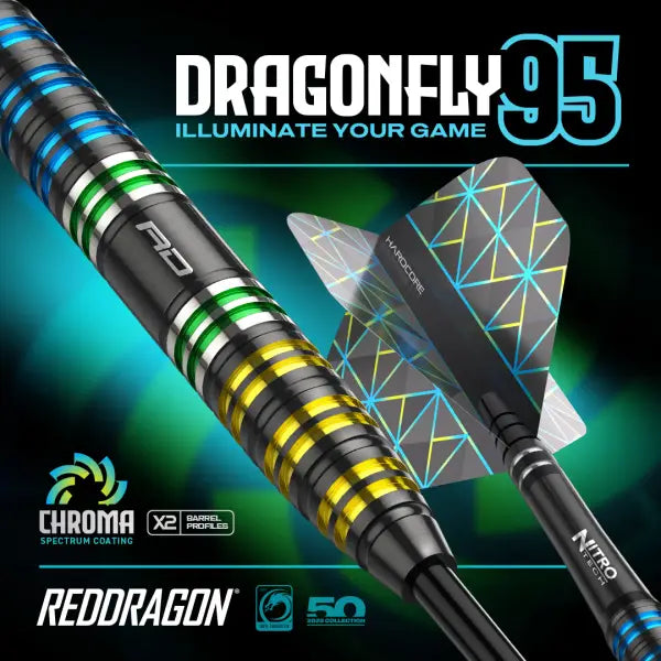 Red Dragon - Dragonfly Black 95 Tapered - Steeldart