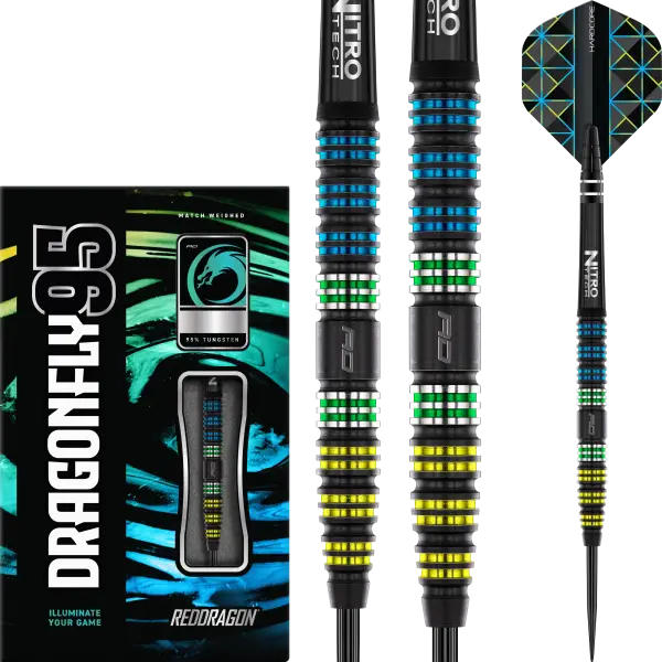 Red Dragon - Dragonfly Black 95 Tapered - Steeldart