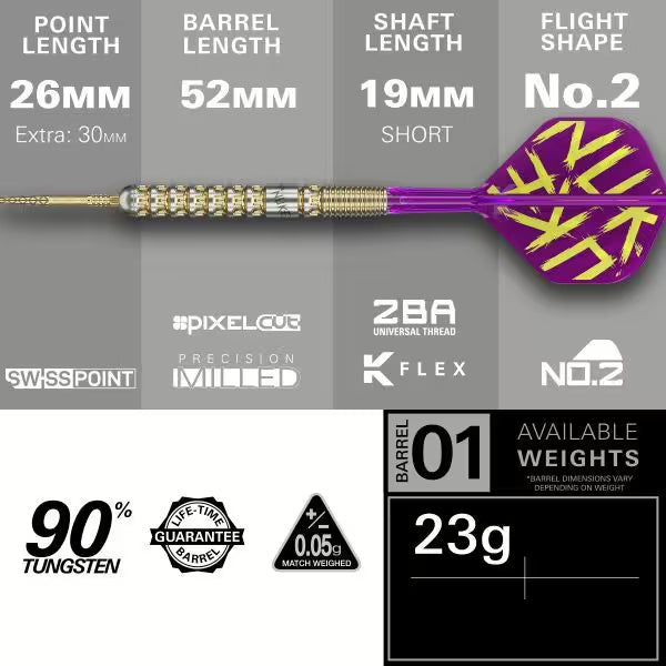 Target - Swiss Point - Luke Littler G1 Prodigy - Steeldart
