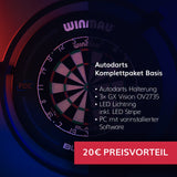 Autodarts Komplettpaket Basis - Autodarts Halterung + Lichtring inkl. LED + Kamera + PC