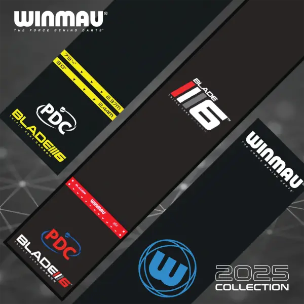 Winmau - Pro Zone Precision dartmat met oche